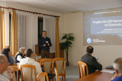 Jaroslav Merc predstavil projekt IAU100 NameExoWorld na Slovensku.(Foto: Pavol Rapavý)