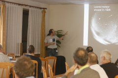 Roman Nagy informoval o činnosti astronómov na Univerzite Komenského v Bratislave. (Foto: Pavol Rapavý)