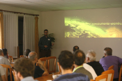 Šimon Mackovjak predstavil zaujímavý vzdelávací projekt Space::Lab. (Foto: Pavol Rapavý)