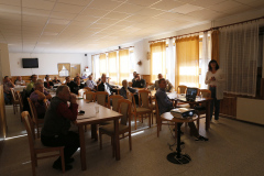 Účastníci konferencie Astroinomické Slovensko 2019 počas prednášky Márie Záborskej. (Foto: Pavol Rapavý)